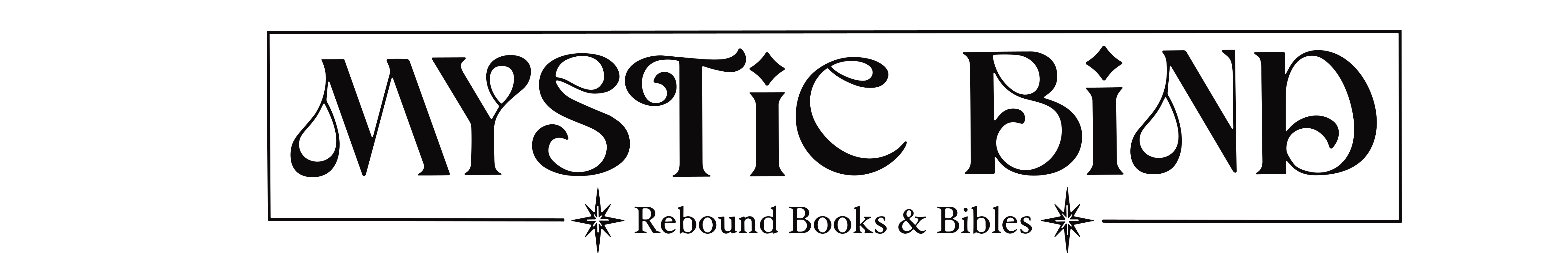 Mystic Bind Rebound Books and Bibles logo