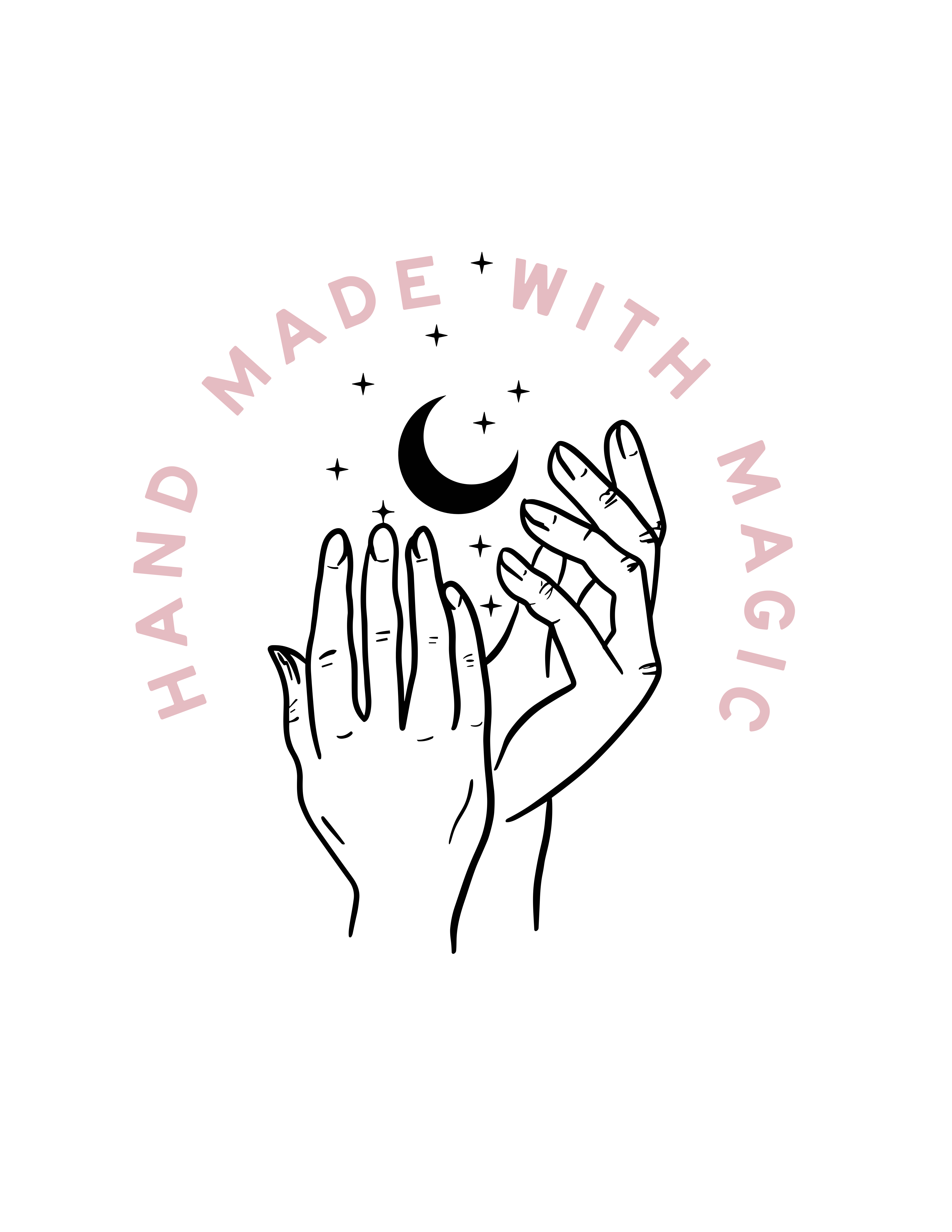 Handmade with magic illustration