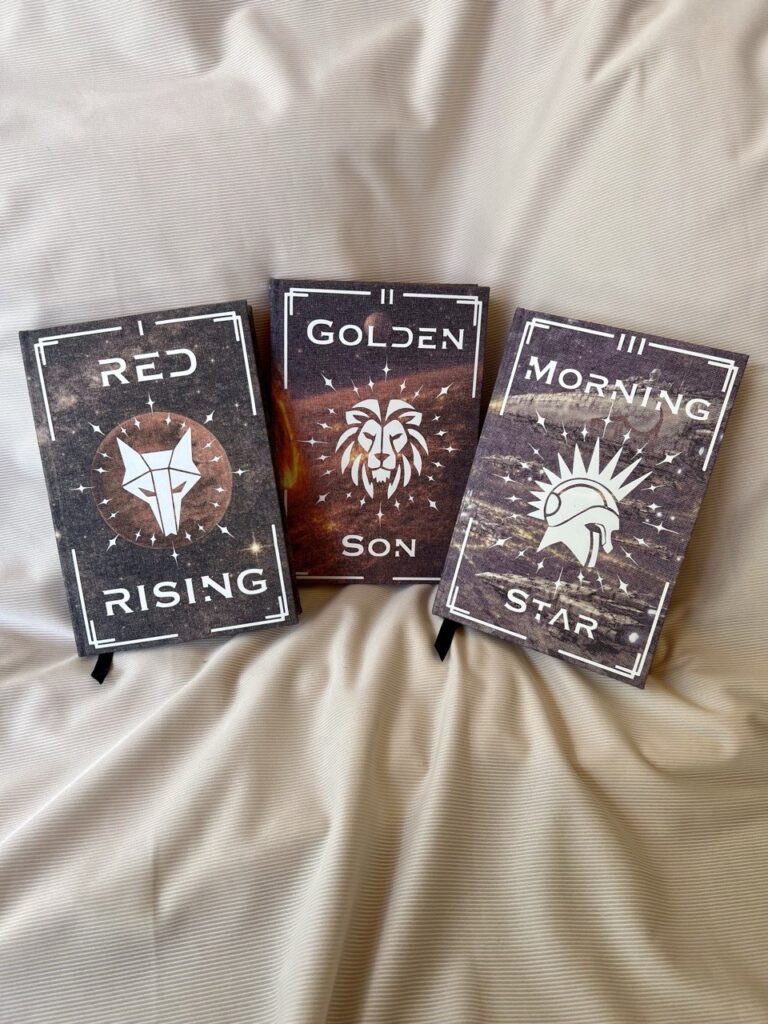 Red Rising Trilogy Bundle by Pierce Brown | Special Custom Rebound Edition